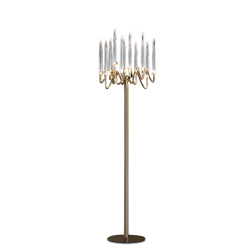 Antizer Modern Branch Chandelier & Floor Lamp