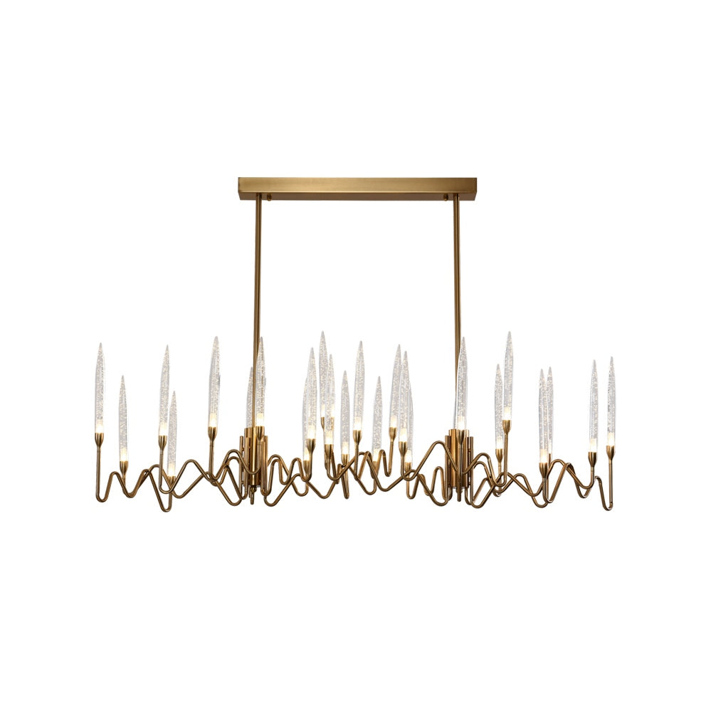 Antizer Modern Branch Chandelier & Floor Lamp