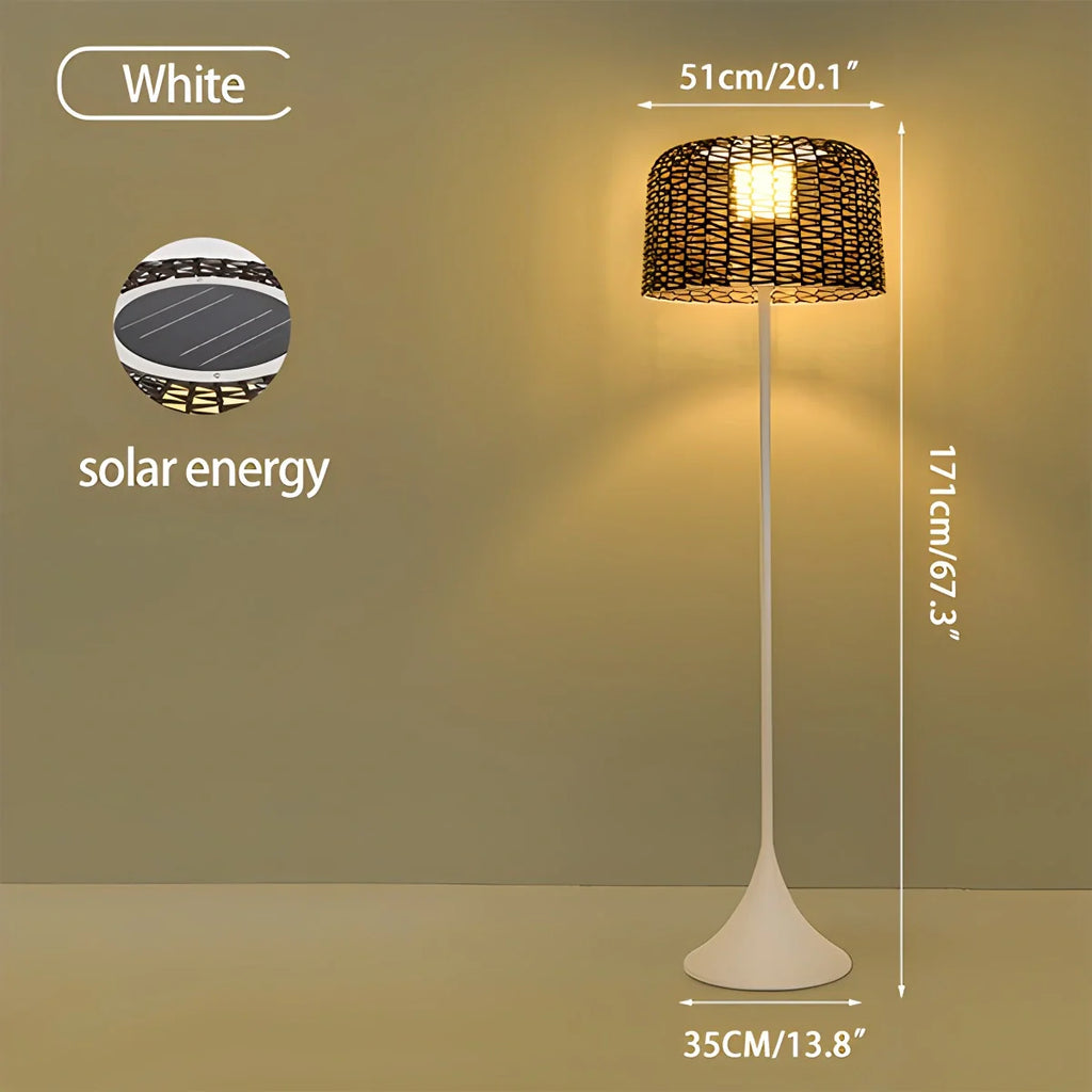 Antizer Vine Woven Floor Lamp for Outdoor