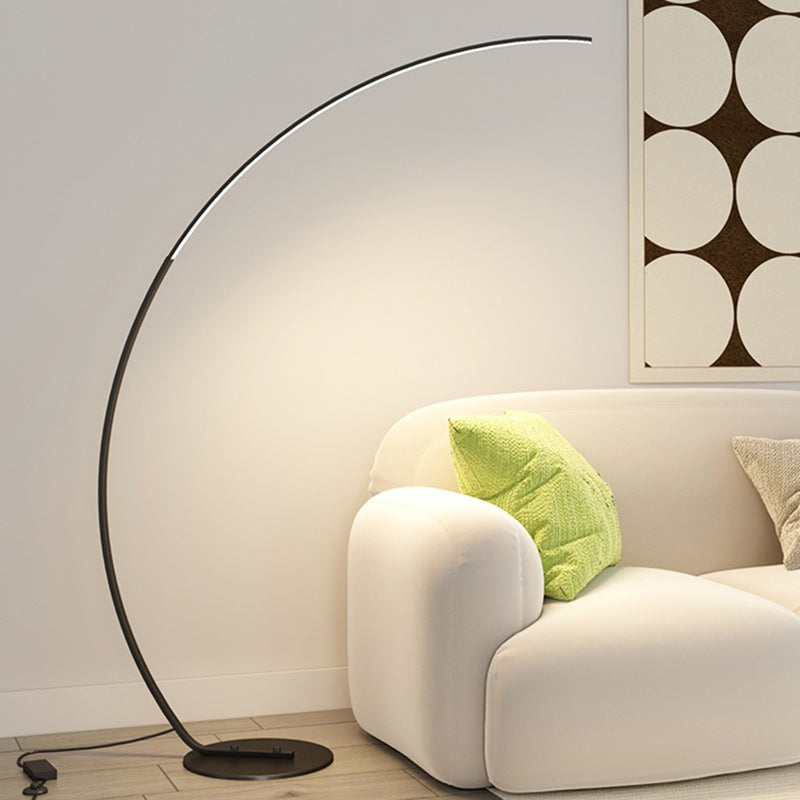 Antizer Crescent Arc LED Floor Lamp for Bedroom