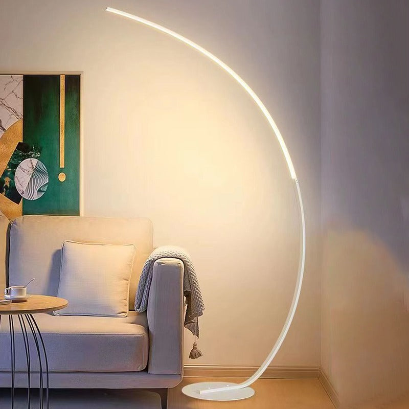 Antizer Crescent Arc LED Floor Lamp for Bedroom