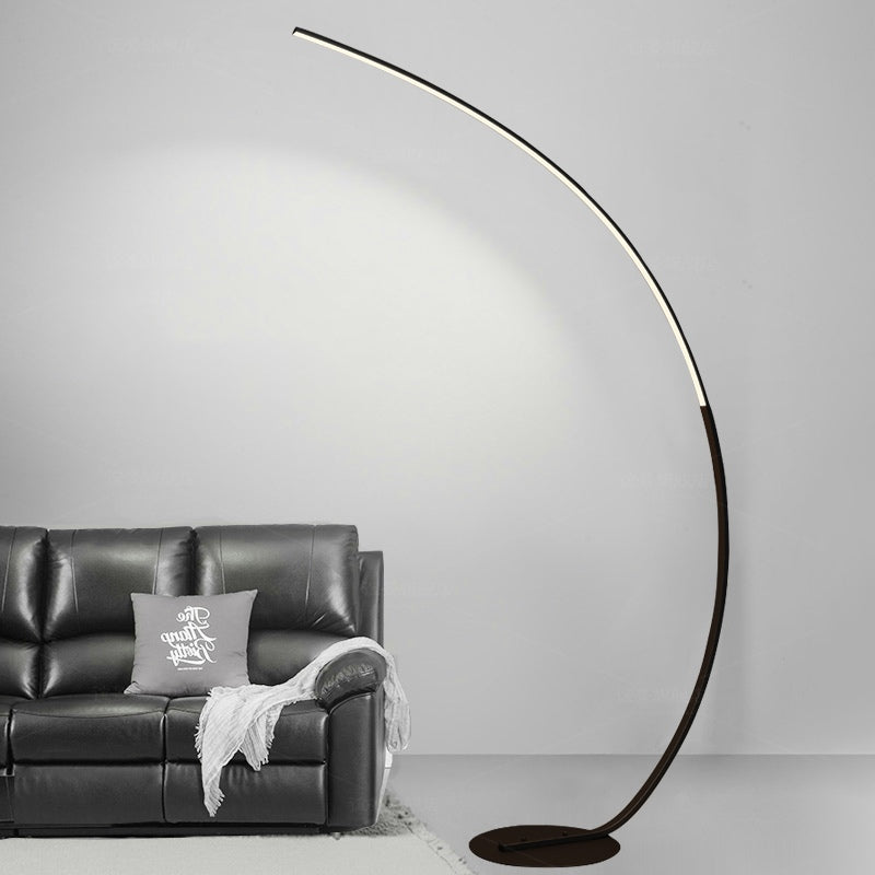 Antizer Crescent Arc LED Floor Lamp for Bedroom