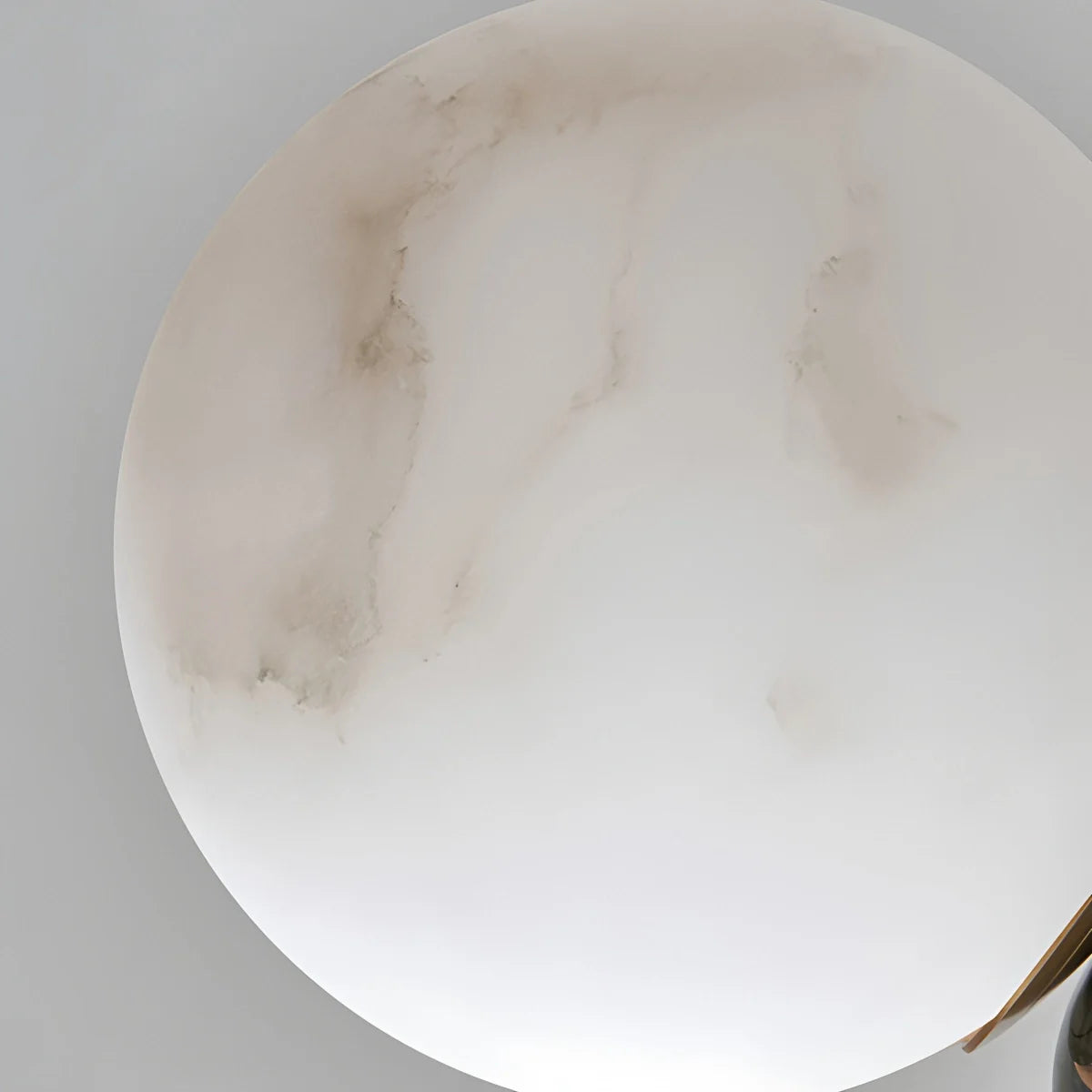 Antizer Modern Globe Spanish Alabaster Table Lamp Bedside Lighting