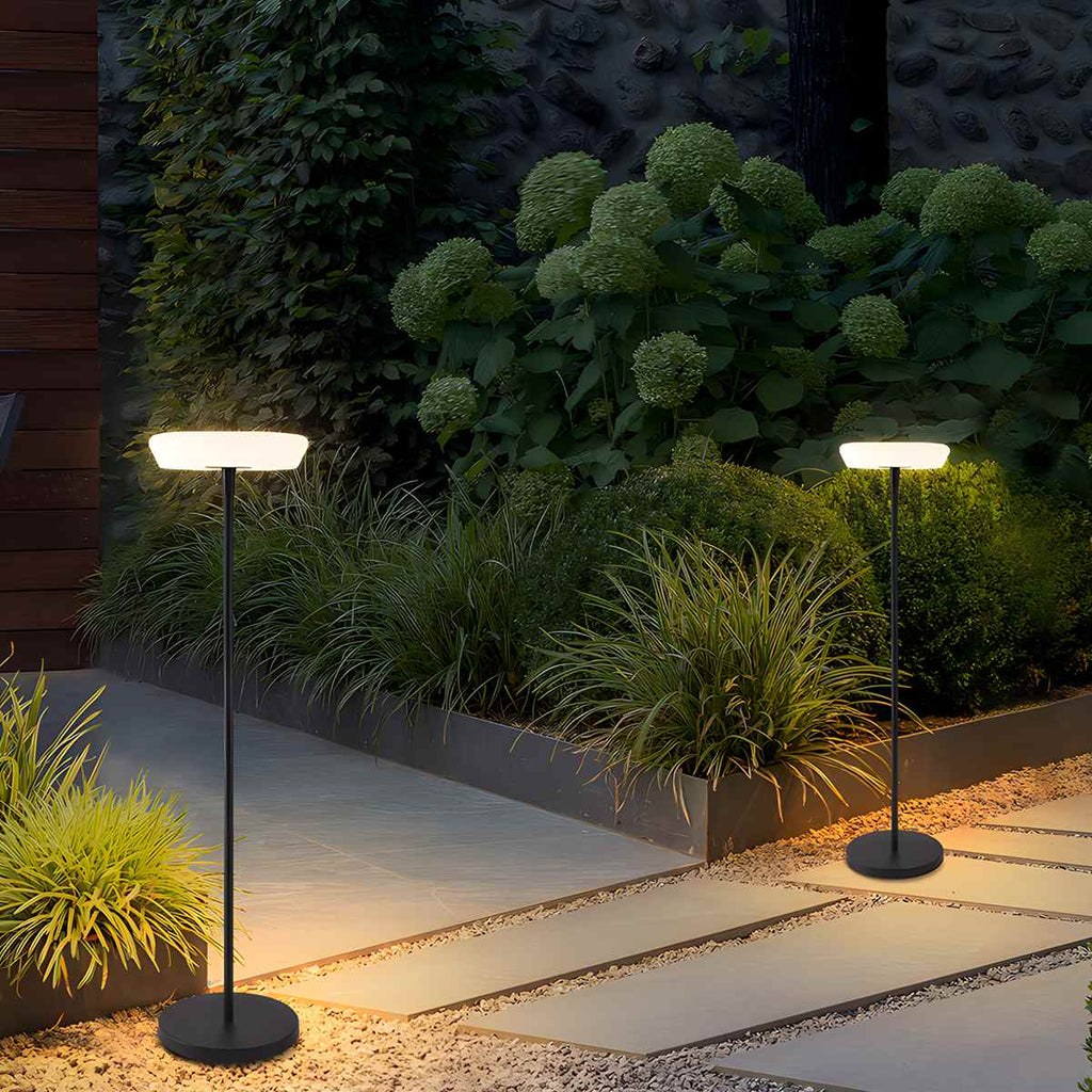 Antizer Outdoor Solar LED Floor Lamp for Garden