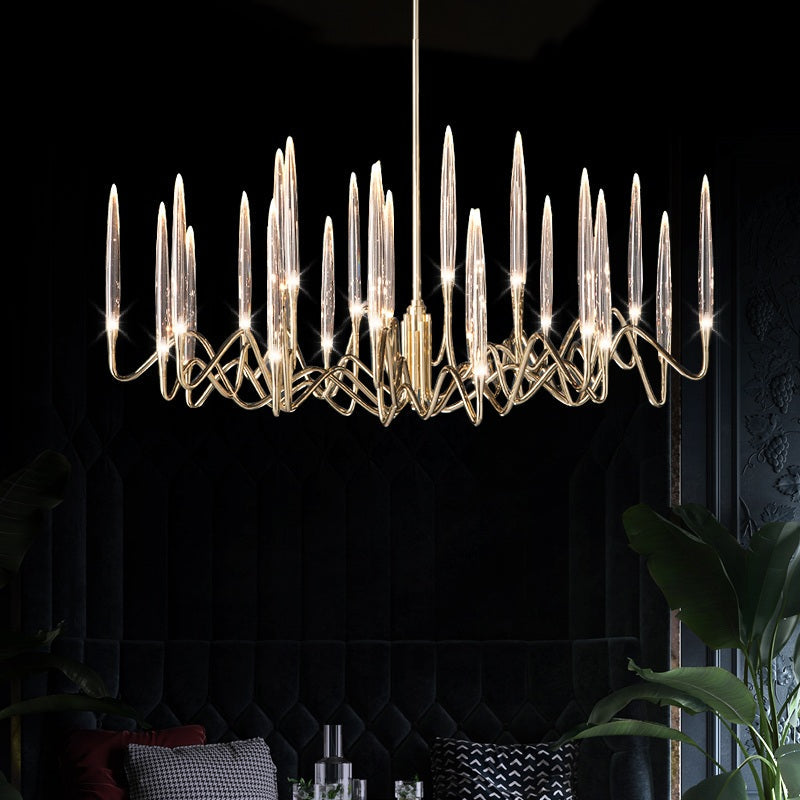 Antizer Modern Branch Chandelier & Floor Lamp