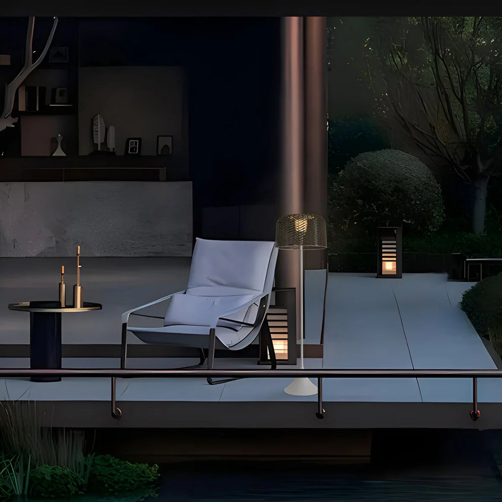 Antizer Vine Woven Floor Lamp for Outdoor