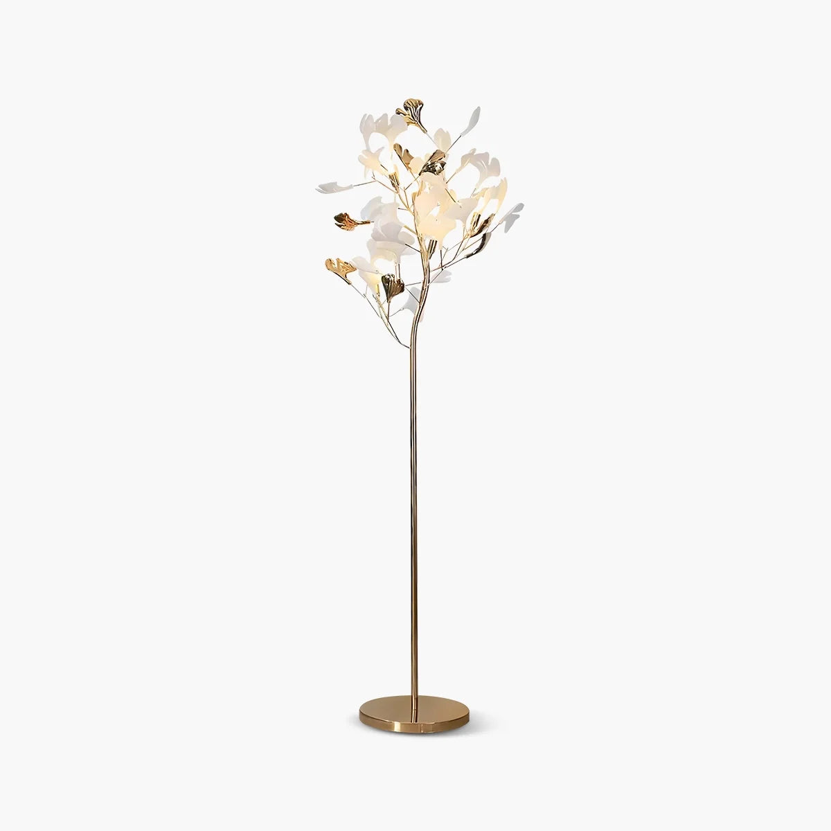 Antizer Ginkgo Leaf Floor Lamp for Living Room