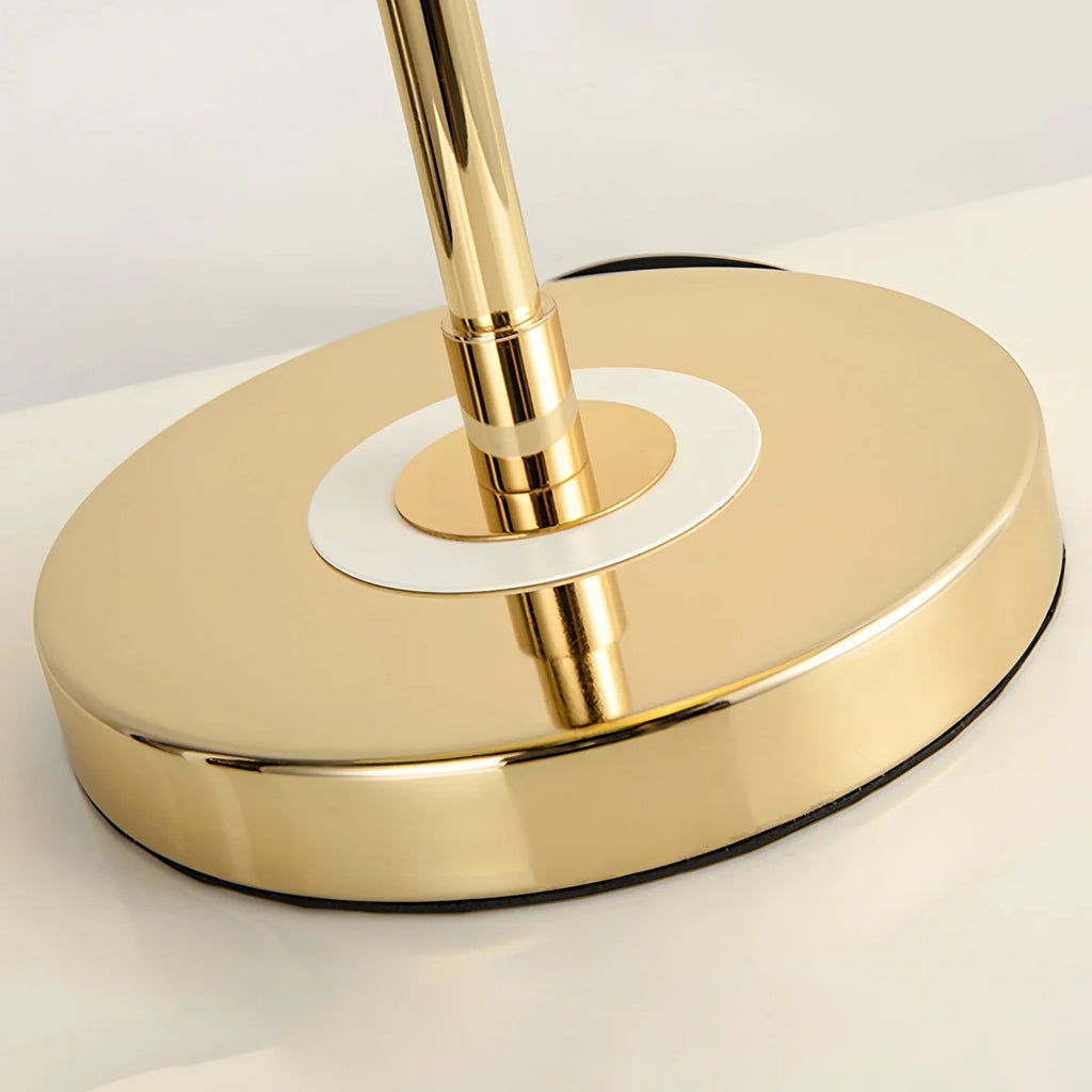 Antizer Mid-Century Round Table Lamp with Pull Chain