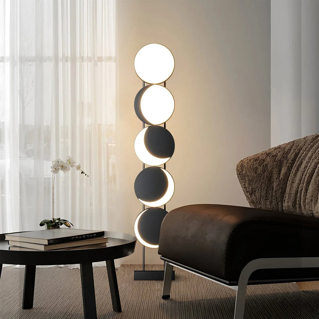 Antizer Minimalist Moon Phase Floor Lamp