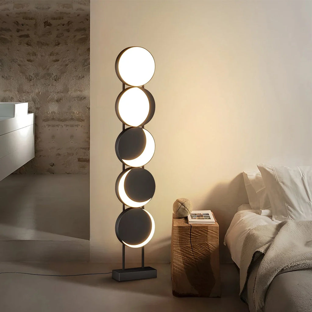 Antizer Minimalist Moon Phase Floor Lamp