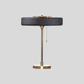 Antizer Mid-Century Round Table Lamp with Pull Chain