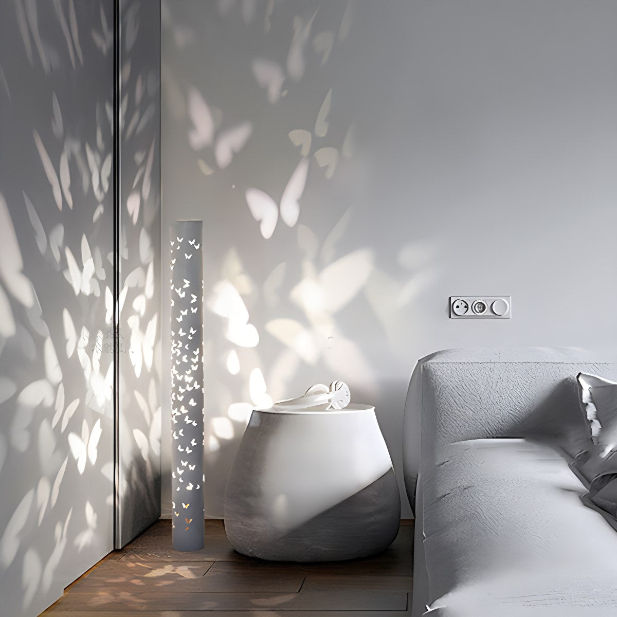 Antizer Nordic Butterfly Light Shadow Floor Lamp