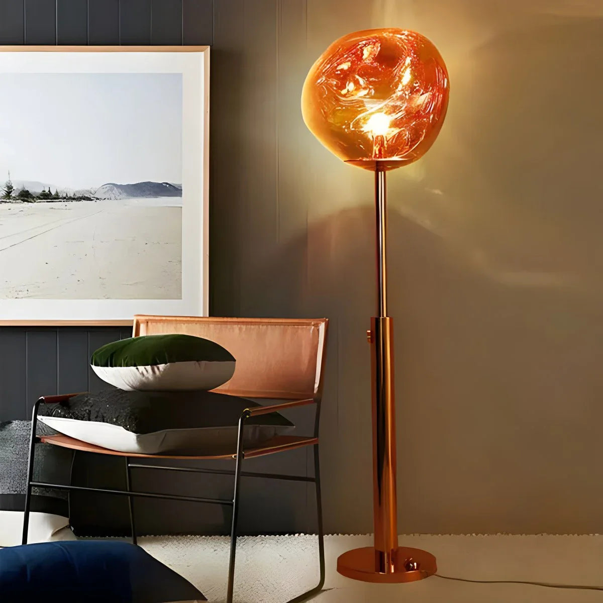Antizer Single Head Lava Floor Lamp