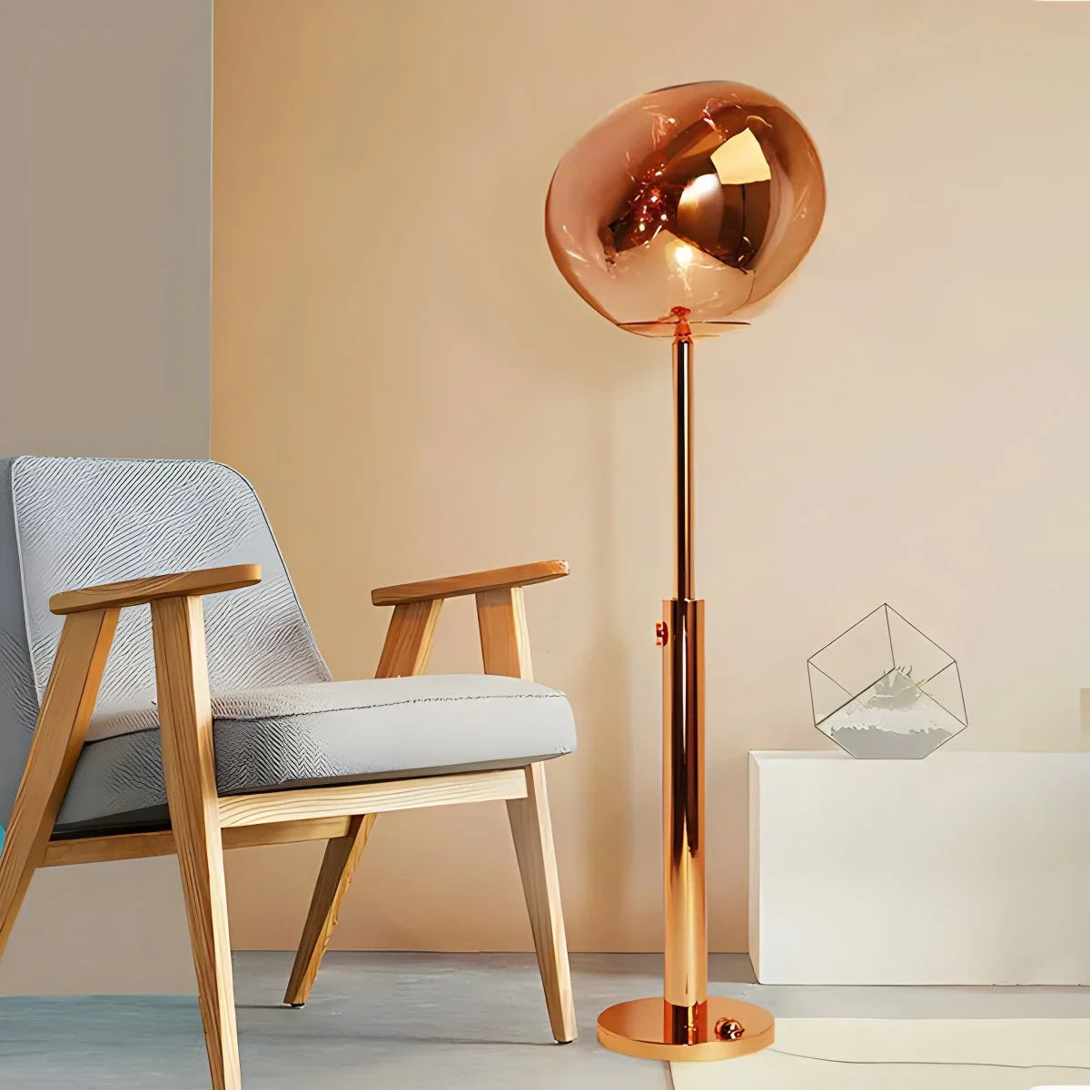 Antizer Single Head Lava Floor Lamp