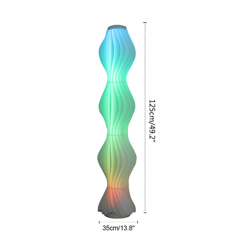 Antizer Wave Column Floor Lamp for Living Room Bedroom